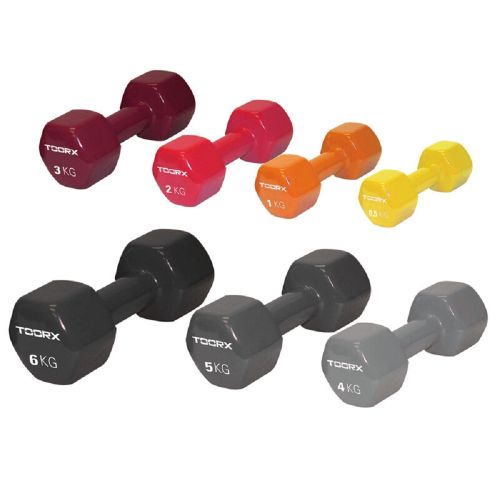 Immagine 1 15 Manubri in vinile da 3 kg – Coppia manubri